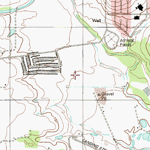 Topographic Map of Mary Burns Michael Elementary School, TX