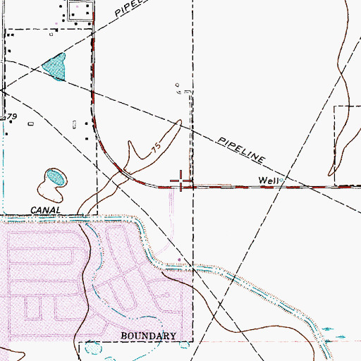Topographic Map of Christian Bible Baptist Church, TX
