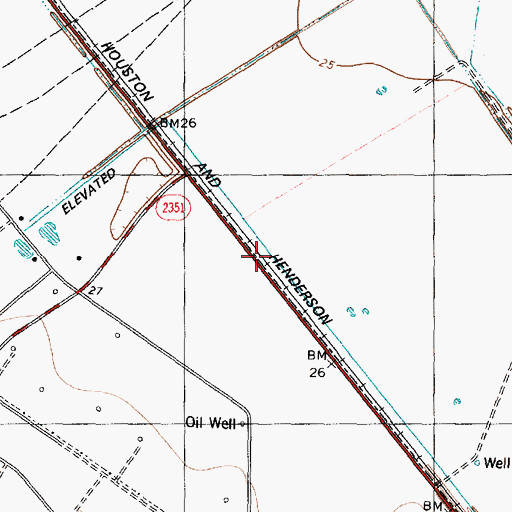 Topographic Map of Clear Lake Church of the Nazarene, TX