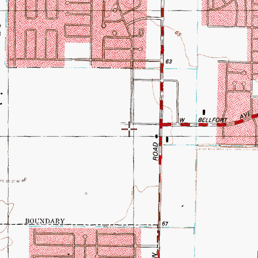 Topographic Map of Congregation Beth Rambam, TX