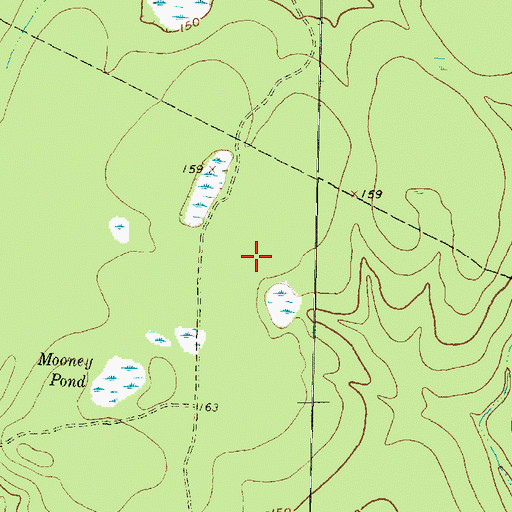 Topographic Map of Congregation Beth Shalom of the Woodlands, TX