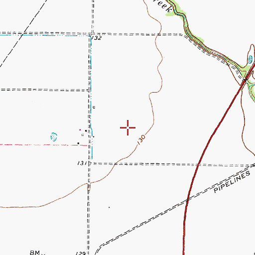 Topographic Map of Cornerstone United Methodist Church, TX