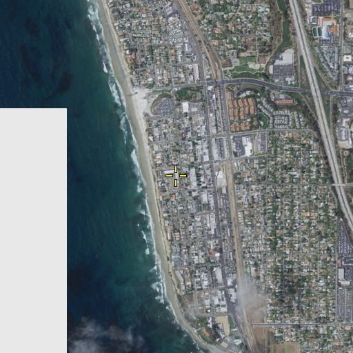 Aerial/Satellite Image of Pacific View Elementary School, CA