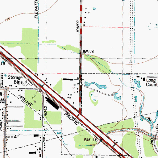 Topographic Map of Foundry United Methodist Church, TX