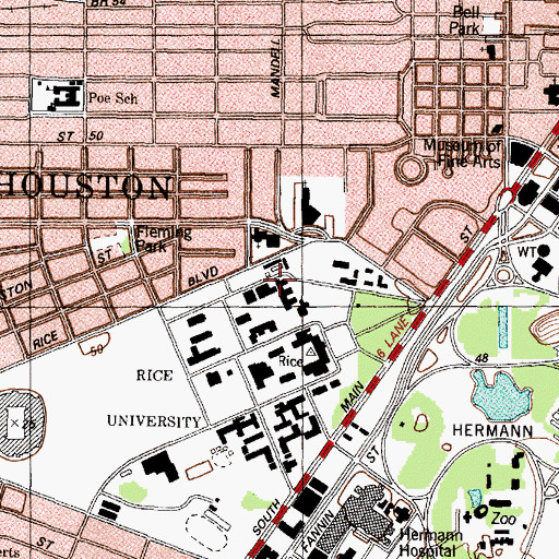 Topographic Map of Abocrombie Engineering Laboratory, TX