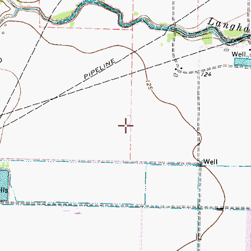 Topographic Map of Islamic Society of Greater Houston, TX