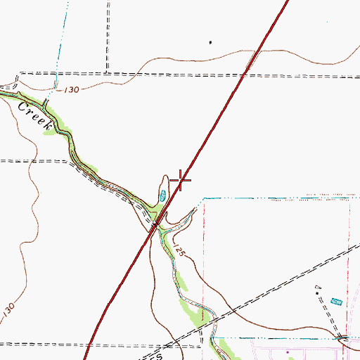 Topographic Map of Saint Cuthberts Episcopal Church, TX