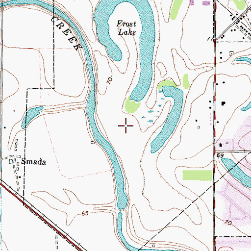 Topographic Map of Southminster Presbyterian Church, TX