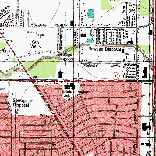 Topographic Map of Templo Aposento Alto, TX