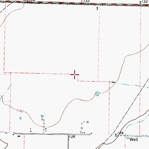 Topographic Map of Westside Church of the Nazarene, TX