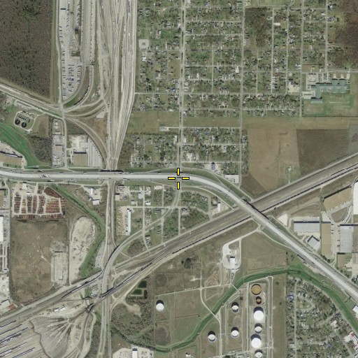 Aerial/Satellite Image of Interchange 23B, TX