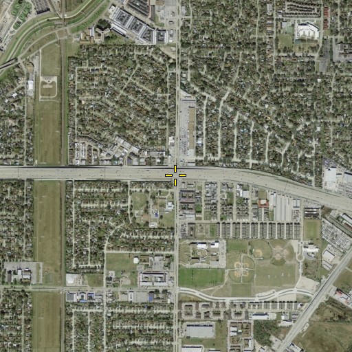 Aerial/Satellite Image of Interchange 3, TX