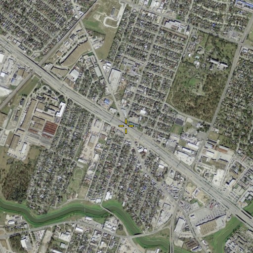 Aerial/Satellite Image of Interchange 43A, TX