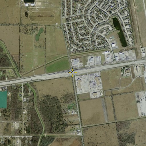 Aerial/Satellite Image of Interchange 791, TX