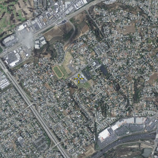 Aerial/Satellite Image of Palmquist Elementary School, CA