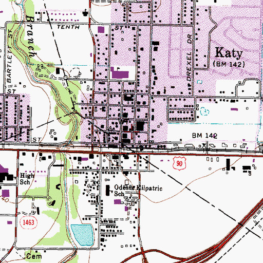 Topographic Map of Redeemer Community Church, TX