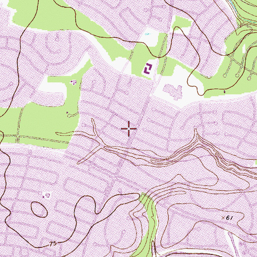 Topographic Map of Good Shepherd Episcopal Church, TX