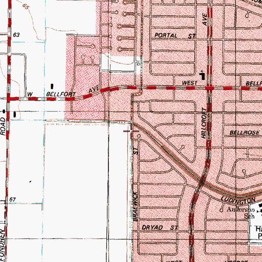 Topographic Map of Grace Covenant Church, TX