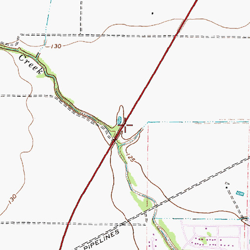 Topographic Map of Heritage Presbyterian Church, TX