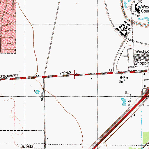 Topographic Map of Higher Dimension Baptist Church, TX