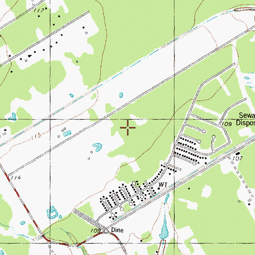 Topographic Map of Holy Comforter Episcopal Church, TX