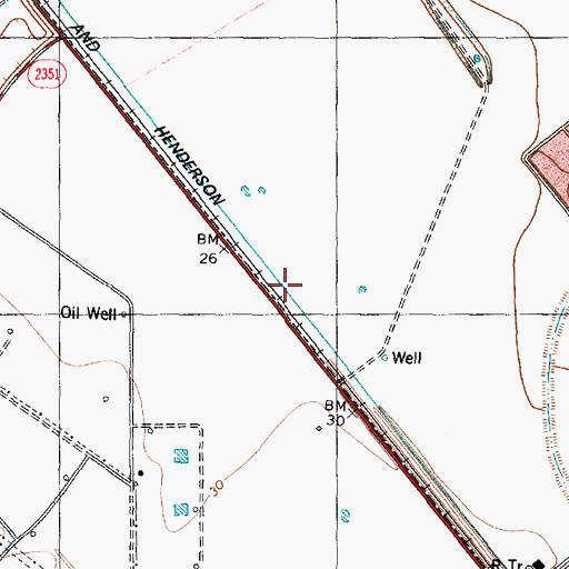 Topographic Map of Hope Christian Reformed Church, TX