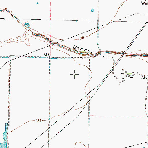 Topographic Map of Bear Creek Plantation, TX