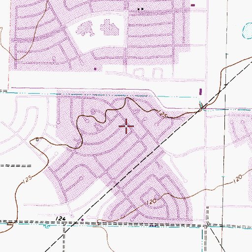 Topographic Map of Cimarron, TX