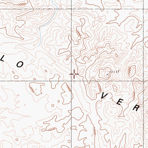 Topographic Map of Palo Verde Mountains, CA