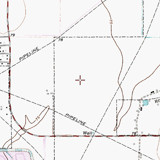 Topographic Map of Quail Glen, TX