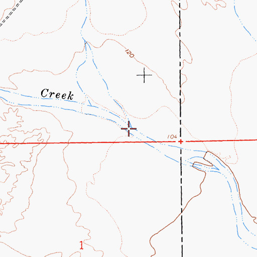 Topographic Map of Palo Verde Wash, CA