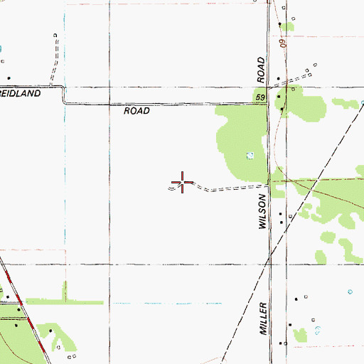 Topographic Map of Crosby Meadows, TX