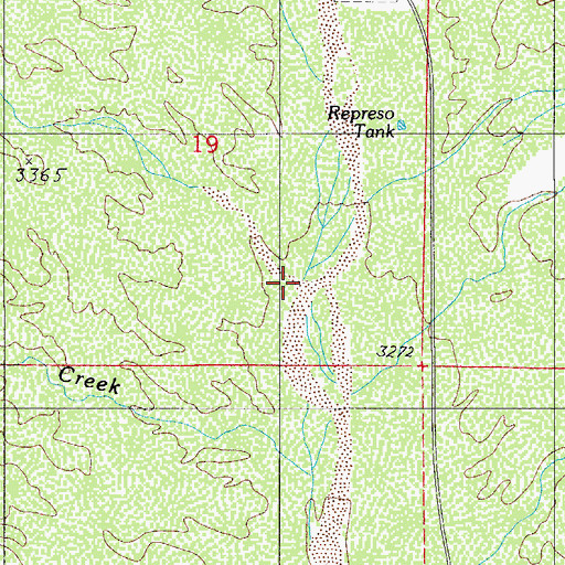 Topographic Map of Carpas Wash, AZ