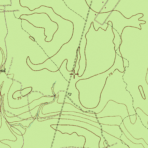 Topographic Map of Greentree Village, TX