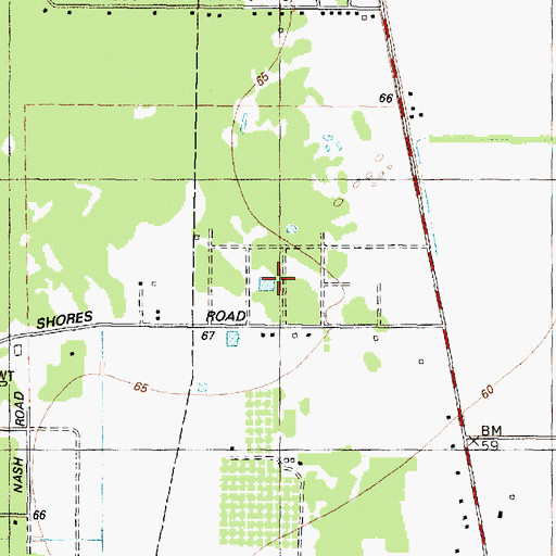 Topographic Map of Heathergate, TX