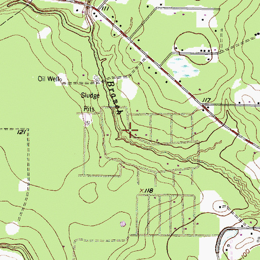 Topographic Map of Lake Spendora, TX