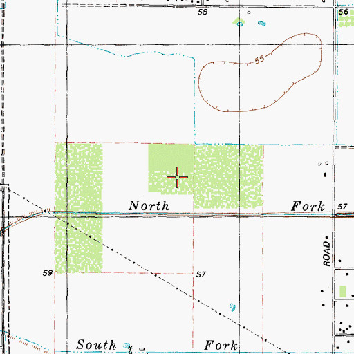 Topographic Map of Lakepointe, TX