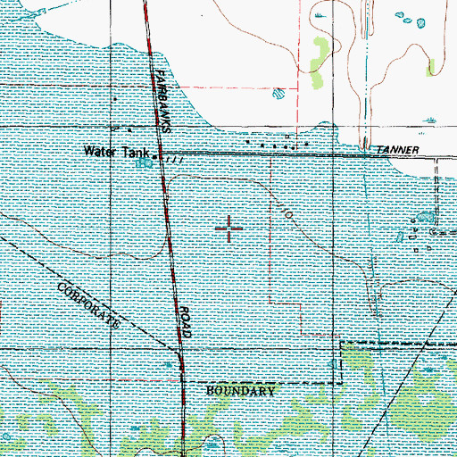 Topographic Map of Lakes on El Ridge, TX