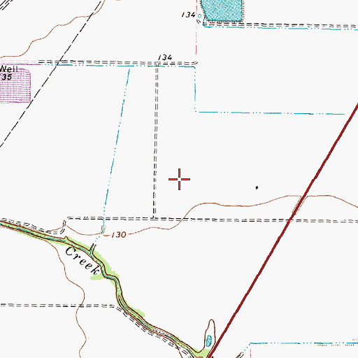 Topographic Map of Middlegate Village, TX