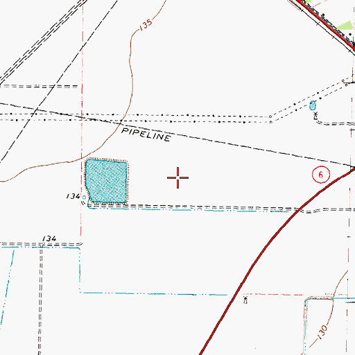 Topographic Map of Northmead Village, TX
