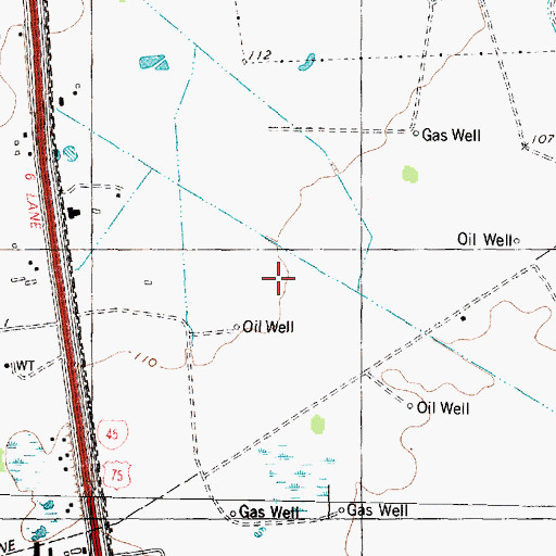 Topographic Map of Northview, TX