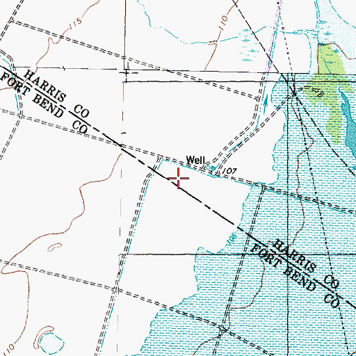 Topographic Map of Great Southwest Equestrian Center, TX