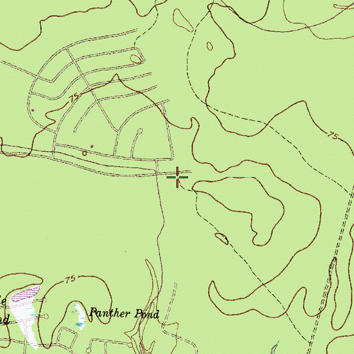 Topographic Map of Lakeway Center Shopping Center, TX