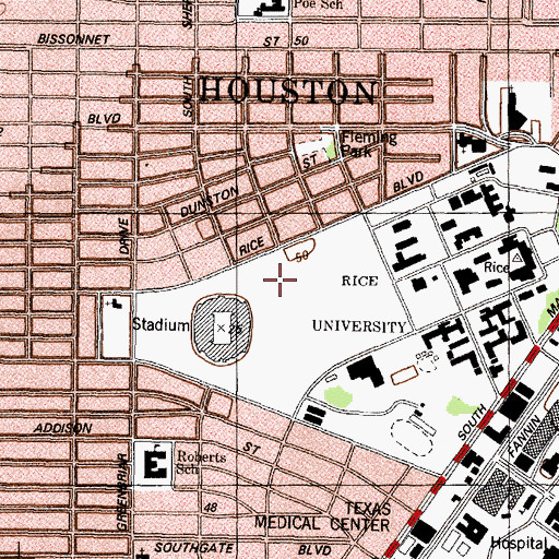 Topographic Map of West Lot 2, TX