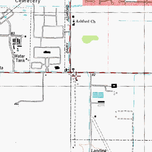 Topographic Map of Westheimer Market Place, TX