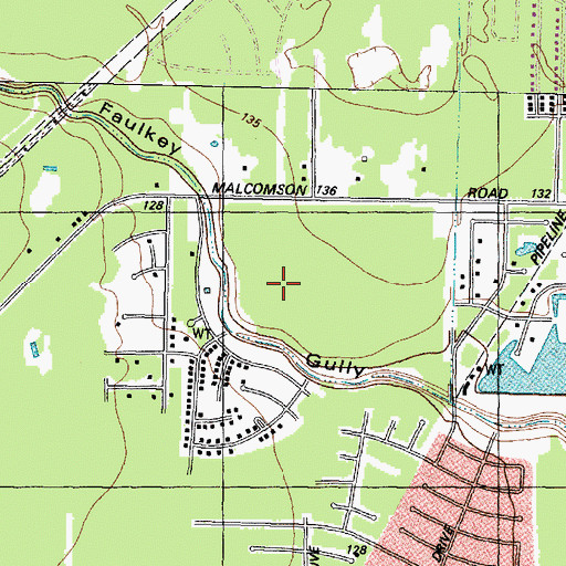 Topographic Map of Western Estates, TX