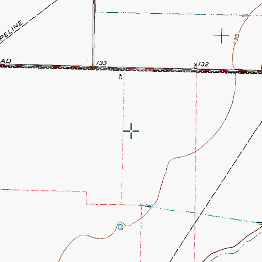 Topographic Map of Westfield, TX