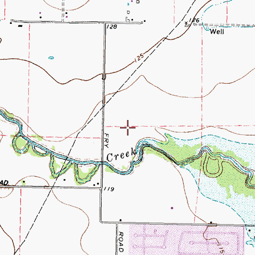 Topographic Map of Westlake Place, TX
