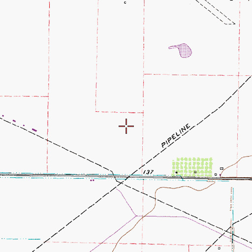 Topographic Map of Williamsburg Parish, TX