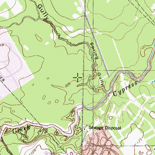 Topographic Map of Wimbledon Champions, TX